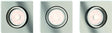 Philips led philips donegal - inbouwspot - 3 lichtpunten - mat chroom