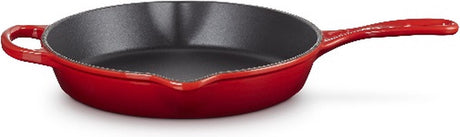 Le Creuset Bratpfanne hoch 26 cm Signature – Gusseisen – BBQ – Kirschrot