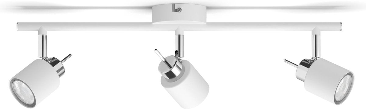 Philips led philips meranti opbouwspot - 4-lichts - wit