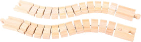 Bigjigs Holzschienen - flexibel, 2st.