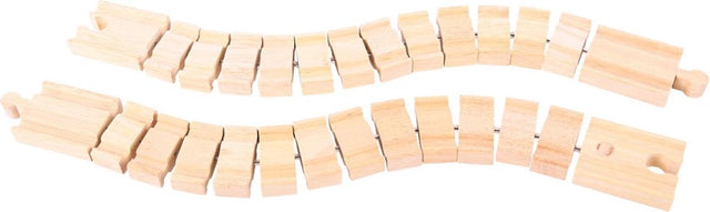 Bigjigs Holzschienen - flexibel, 2st.