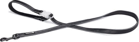 Beeztees safety gear parinca premium hondenriem - hondenlijn - met led - nylon neopreen - zwart - 150x2,5 cm one size