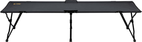 Abbey camp campingbed - asturia-206 - 206 x 75 x 47 cm - zwart