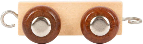 Small Foot - Buchstabenzug-Anhänger aus Holz - 12-teilig