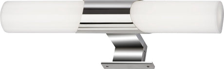 Briloner Lime - LED-Spiegellampe - Badezimmerspiegelbeleuchtung - neutralweißes Licht 4.000k - 800 lm - Chrom - 32cm