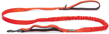 Beeztees Parinca Premium elastische Hundeleine – Hundeleine – wetterbeständig – Nylon – rot – 180 cm x 25 mm l