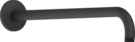 Duravit douchearm 41 cm wandmontage rond metaal zwart mat – regendouche arm universeel 1 2 aansluiting