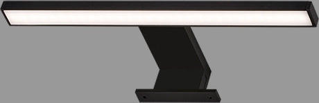 Briloner dun - led spiegellamp - spiegelverlichting badkamer - neutral wit licht 4.000k - 5w - 500lm - zwart - 30cm