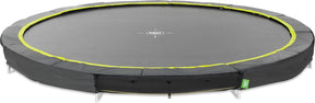 Exit toys exit silhouette sporttrampoline ø366cm - inground - ingraaftrampoline - rond - voor kinderen - zwart