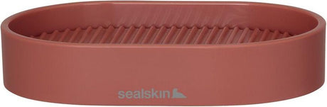 Sealskin brave - zeepbakje - zeephouder - donkerroze