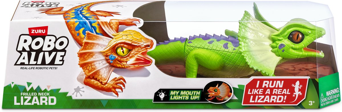 Robo Alive Zuru Eidechse Orange – mit Licht und Ton