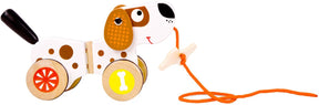 Small Foot - Nachzieh-Hundefigur aus Holz
