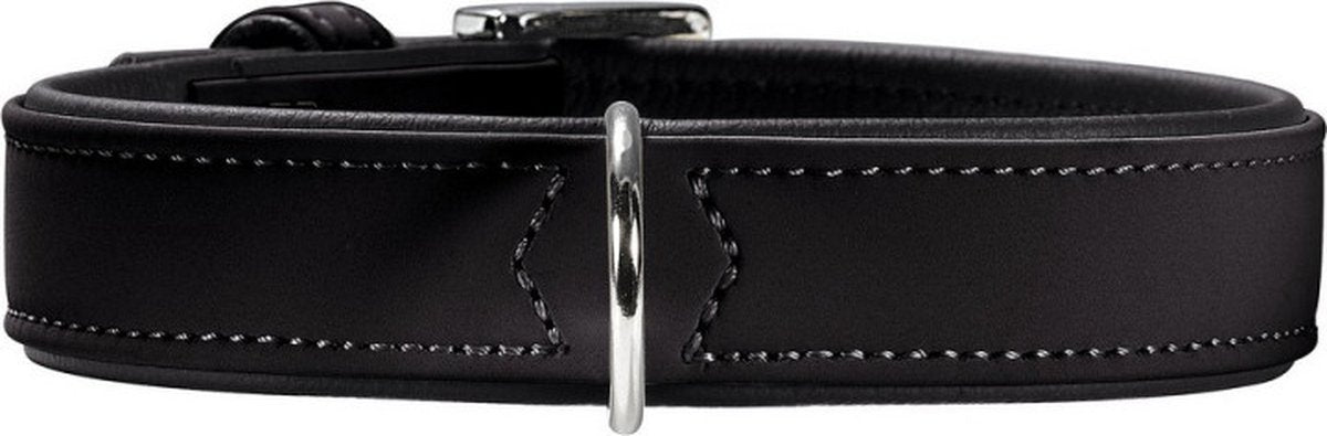 Hunter Hundehalsband Softie schwarz (28-38 cm)