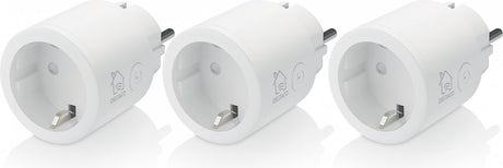 Deltaco Smart Home 3x Smart Wireless Plug – WLAN – 10 A – 2400 W – Timer – Weiß