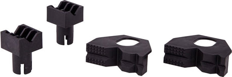 Wolfcraft - Spannbacken-Set für Flach- und Rundspannung für Arbeitstisch - Arbeitsplattenklemme - Werkbankklemme - 6174000