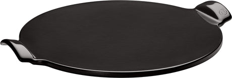 Emile henry pizzasteen glad e-box - ø365mm - fusain