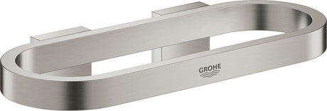 Grohe Selection Handtuchring oder Halter für Seifenschale und Duschwanne – Supersteel (Edelstahloptik) – 41035dc0