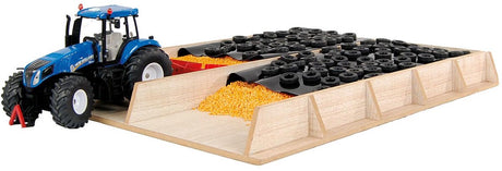 Kinderglobus Slot Silo Holz 1:32
