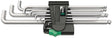 Wera Innensechskantschlüsselsatz 950 9 Sechskant-Plus 4 (Chrom, 9-teilig)
