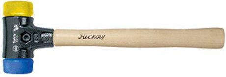 Ty Wiha Kunststoff-Hammertresor | mittelweich hart | mit Hickorystiel | runder Schlagkopf | 40 mm – 26654 – 26654