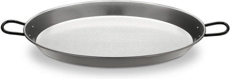 Paella world paellapan, gepolijst staal, ø 38 cm - 1.4 kg - gepolijst staal - krasvast