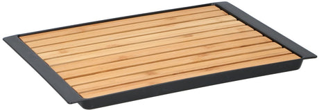 Alpina broodplank met kruimelopvangbak - bamboe - 38x27x2cm