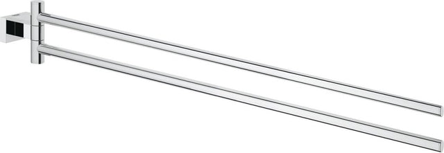 Grohe essentials cube handdoekhouder - met twee draaibare armen