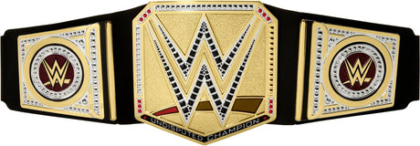 Mattel WWE-Meisterschaftsgürtelspielzeug, universeller Titel, verstellbar, Gold.