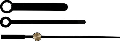 Creativ Company kreatives Uhrzeiger-Set schwarz 4 5,5 7,5 cm 3-teilig