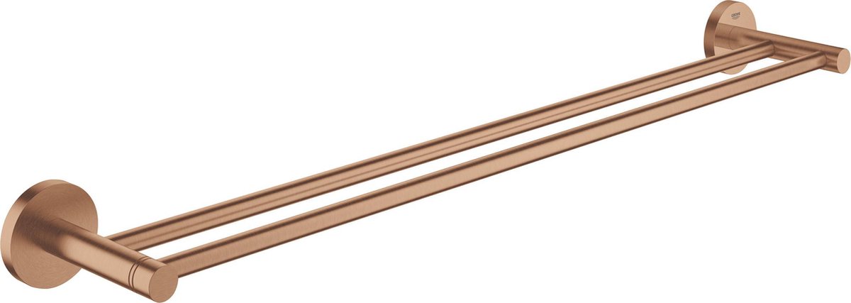 Grohe Essentials Handtuchhalter – 60 cm – doppelt – gebürstet, warmer Sonnenuntergang