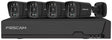 Foscam fna108e-b4-2t-b Kit Sicherheitskamera-Set – 4 Kameras – PoE – 2 TB Speicher – Farb-Nachtsicht 20 m – 8 MP – Schwarz