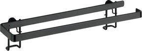 Wenko Gala Küchenrollenhalter Wand Schwarz Stahl 31cm - Küchenpapierhalter Wand