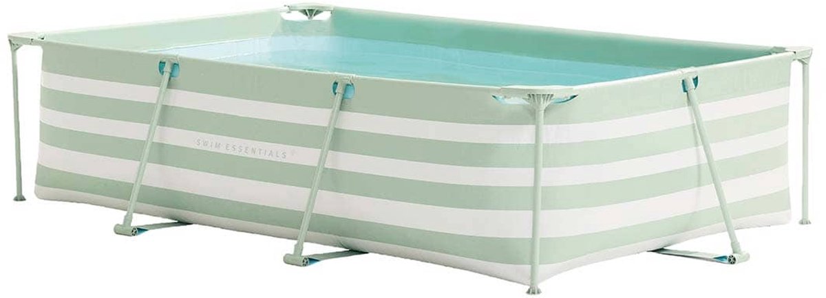 Swim Essentials Luxus-Schwimmbecken mit grünen Streifen, 260 cm