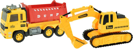 Toi-Toys Cars Trucks Tilt Lastwagen mit Bagger
