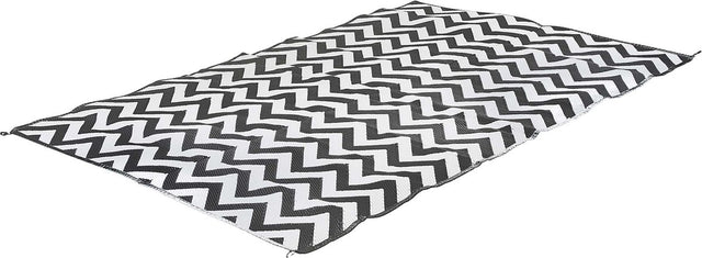 Bo-camp - chill mat - wave - m - zwart wit