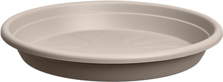 Elho Universalschale rund 48 – Schale für Indoor-Outdoor-Accessoires – ø 48,0 x H 7,0 cm – Pilzbeige