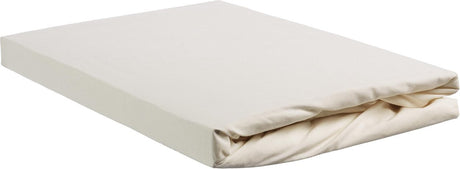 Beddinghouse – Perkal; Baumwolle – geteilter Topper – Spannbettlaken – 140 x 200 cm – gebrochenes Weiß
