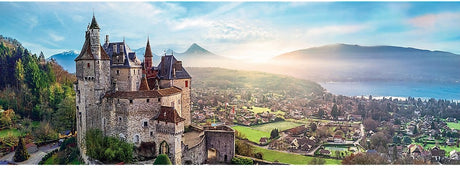 Trefl-Puzzle - Panoramaschloss Menthon Frankreich - 1000 Teile.
