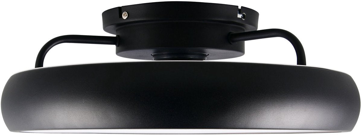 Rl lebe deine Lichtrealität muonio - Ventilator - schwarz matt - inkl. 1x SMD 20 W - Fernbedienung - integrierter Dimmer - stufenlos einstellbare Lichtfarbe - Memory-Funktion - 3 Geschwindigkeitsstufen - Sommer- und Wintermodus