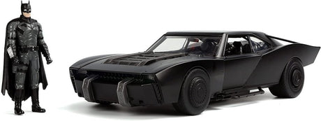 Jada Toys Batman 2022 1 18 Hollywood Rides Batmobil – Sammlerstück – mit Batman-Figur