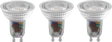 Calex reflector led spot - gu10 - 3 stuks - lichtbron 4.9w - dimbaar
