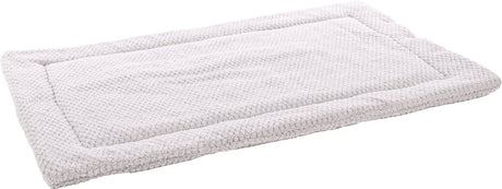 Flamingo hondenkussen – benchkussen – hondenkussen 116 x 69 cm – geschikt voor hondenbench en kattenkussen – jacquard rechthoekig grijs