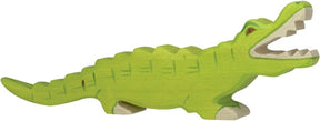 Holztiger-Krokodil. 26 cm.