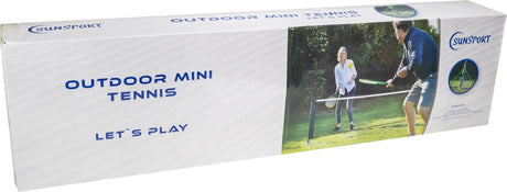 Bex Sunsport Outdoor-Mini-Tennis-Set – Gartentennis mit Netz 365 cm – komplettes Tennis-Set mit Schlägern und Ball – inklusive Tragetaschen – ab 6 Jahren