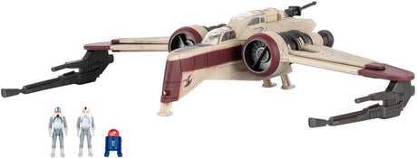 Jazwares Star Wars – Deluxe-Fahrzeug (8 Fahrzeugfiguren) – Arc 170 – Serie 8