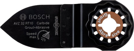 Bosch Avz 32 RT10 Hartmetall-Schleiffinger – 32 x 50 mm – für Holz und Metall