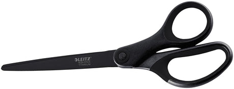 Leitz Wow Antihaft-Titanschere – 205 mm – für Büro- und Heimarbeiten – ideal für das Heimbüro – Schwarz