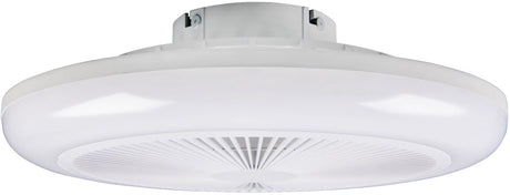 Rl Live Your Light Reality Holmsund – Ventilator – Weiß – inkl. 1x SMD 20 W - Fernbedienung - integrierter Dimmer - stufenlos einstellbare Lichtfarbe - RGBW-Farbwechsler - 3 Geschwindigkeitsstufen - Memory-Funktion über die Fernbedienung - dynamisch