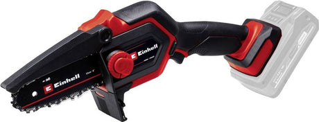 Einhell Akku-Mini-Kettensäge GE-PS 18 15 LI BL-Solo – Power X-Change – 18 V Li-Ion – bürstenloser Motor – Schwertlänge: 20 cm – max. Schnittlänge: 14 cm - Kettengeschwindigkeit: 4,8 m s - exkl. Akku und Ladegerät