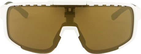 Agu bold 2.0 - fietsbril - unisex - wit - zichtverbetering - contrastverhogende bronze lens - uv400 bescherming - anti-fog one size